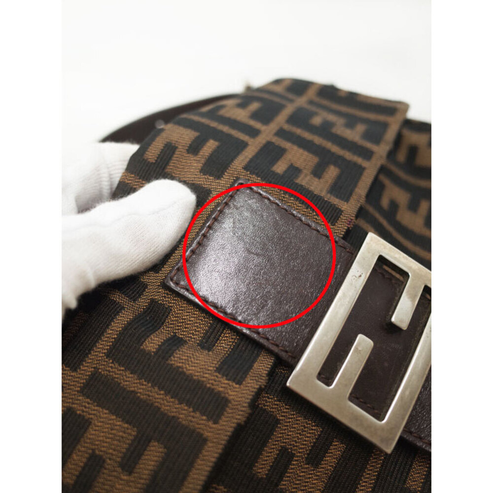 FENDI Zucca Baguette Bag Shoulder - Picture 8 of 9